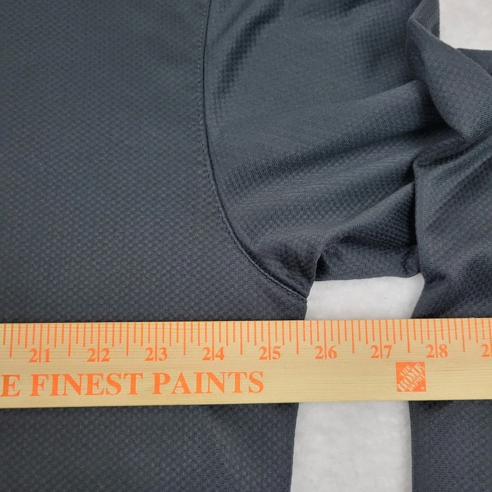 Nike Golf Sphere Dry Pebble Beach Polo Mens XXL Black Long‎ Sleeve READ